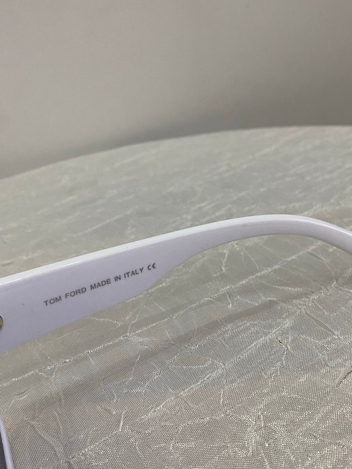 Tom Ford Beyaz Modern Klasik Kadın Güneş Gözlüğü - Görsel 5