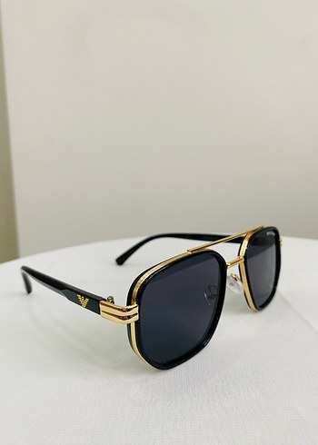 Emporio Armani Erkek Klasik Siyah Parlak Gözlük - Görsel 3