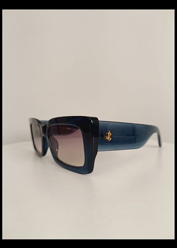 Jimmy Choo Kadın Lacivert Parlak Gözlük - Görsel 3