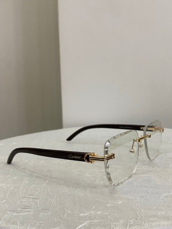 Cartier Şeffaf Mavi Işık Koruyucu Gözlük - Görsel 2