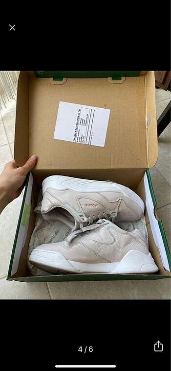 40 Beden ten rengi Renk Lacoste sneaker