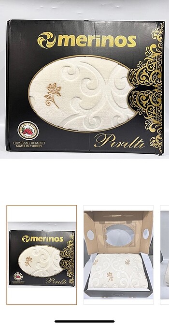 Merinos Pırıltı Battaniye Çift Kişilik