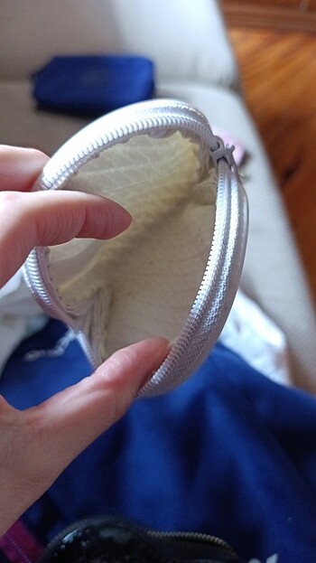 Beyaz bozuk para cüzdanı - Görsel 2