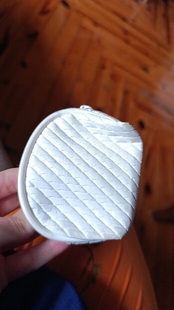 Beyaz bozuk para cüzdanı - Görsel 4