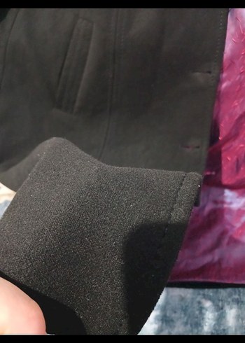 Mahpar Siyah Kadın Kabanı Orjinal 54 XXL - Görsel 3