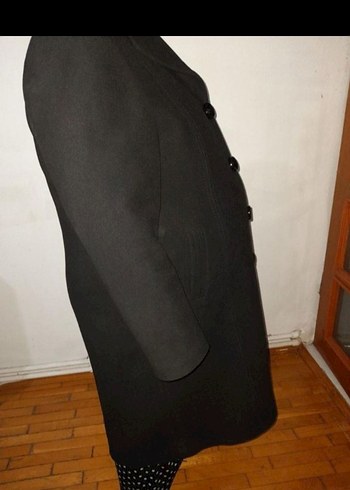 Mahpar Siyah Kadın Kabanı Orjinal 54 XXL - Görsel 4