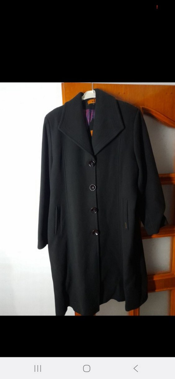 Mahpar Siyah Kadın Kabanı Orjinal 54 XXL - Görsel 2