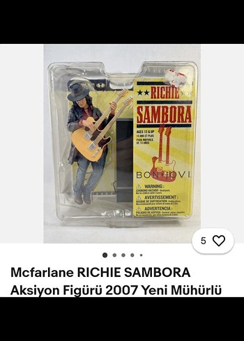 Richie Sambora Koleksiyonluk Figür ABD Aksiyon Figürü 2007