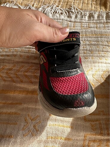 24 Beden siyah Renk Skechers ışıklı erkek ayakkabısı