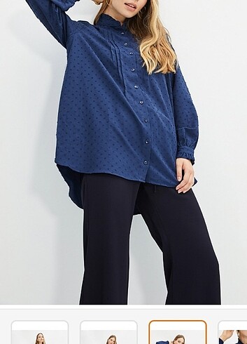 Lacivert Tunik