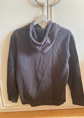 Kemerli, Kapüşonlu Gri Kadın Sweatshirt - Görsel 2