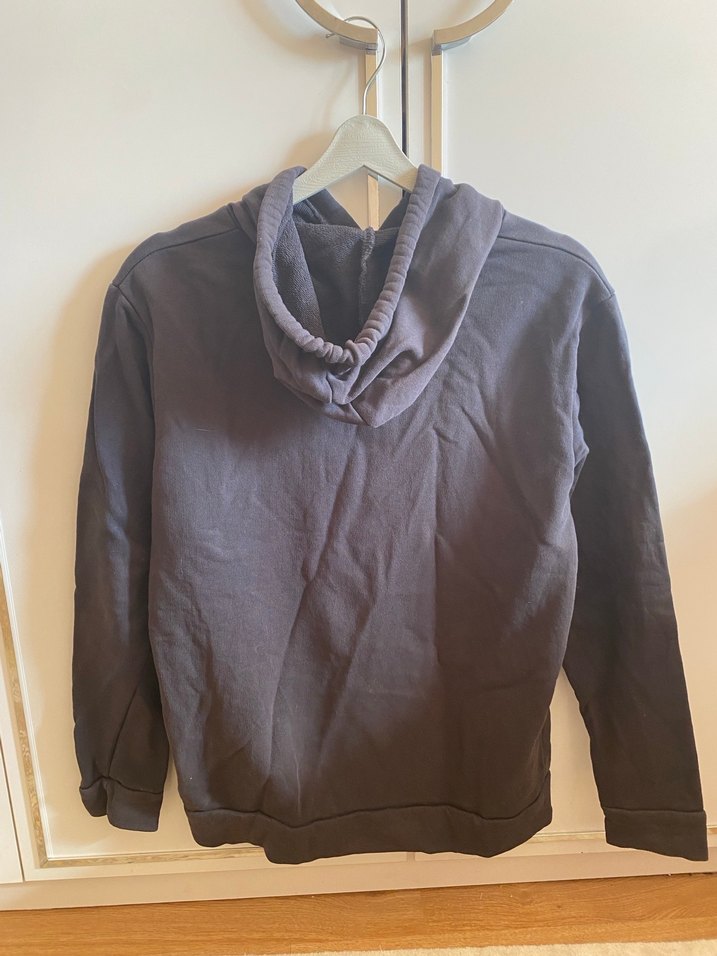 Kemerli, Kapüşonlu Gri Kadın Sweatshirt - Görsel 2