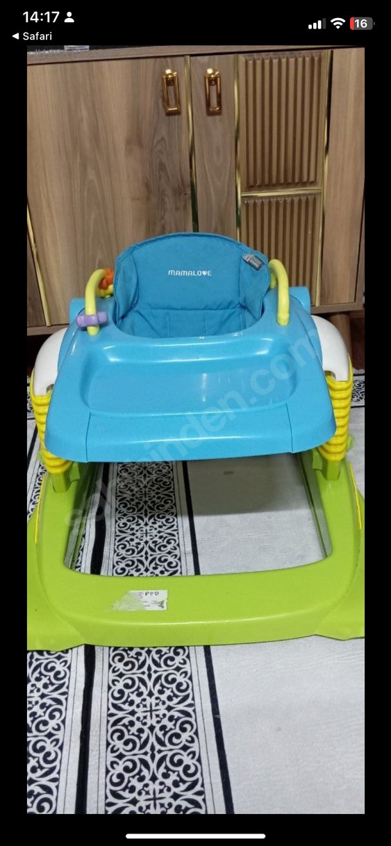 Mamalove Renkli Sarı Bebek Yürüteci - Görsel 4