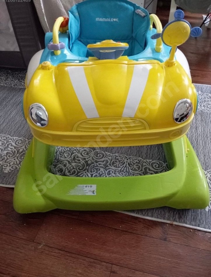 Mamalove Renkli Sarı Bebek Yürüteci - Görsel 2