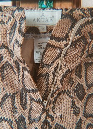 36 Beden kahverengi Renk Leopar pantolon ????????