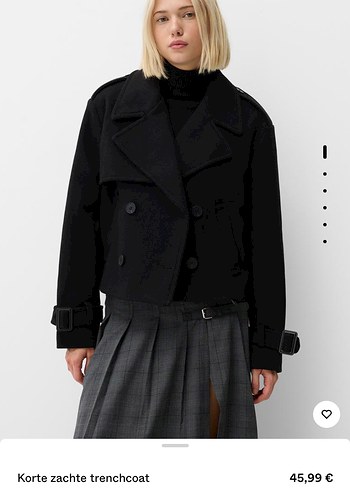xs Beden bershka kaban ceket mont