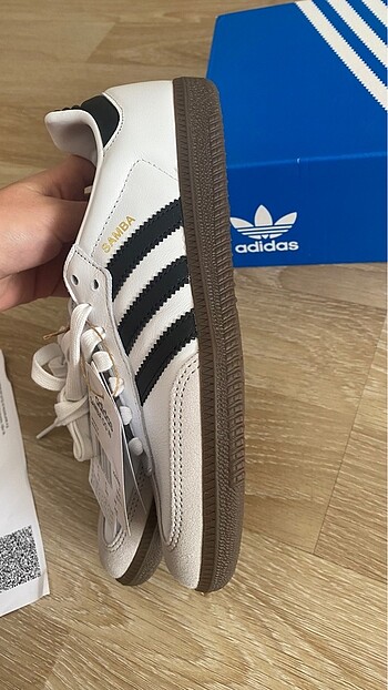 38 Beden beyaz Renk Adidas samba