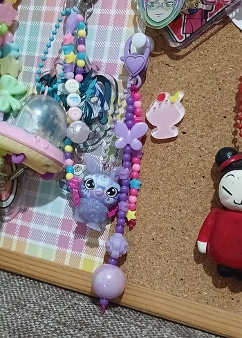 Mor Boncuklu Magic Mixies Anahtarlık - Görsel 2