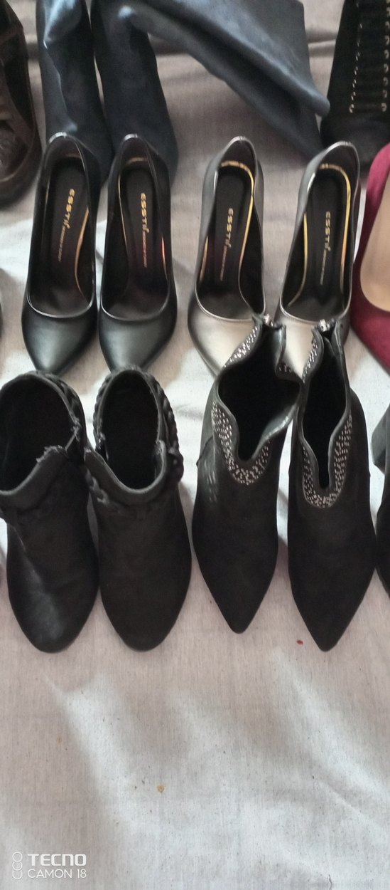 Bordo Deri Stiletto Topuklu Kadın Ayakkabı - Görsel 5