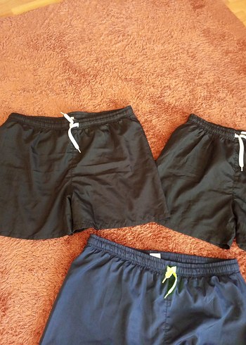 Erkek Koyu Gri Mini Şort - Görsel 2