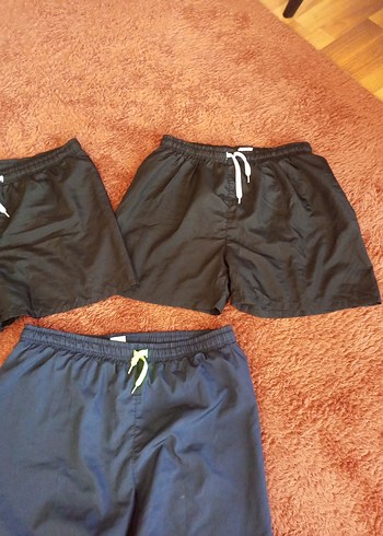 Erkek Koyu Gri Mini Şort - Görsel 4