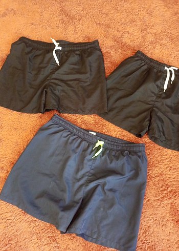 Erkek Koyu Gri Mini Şort - Görsel 5