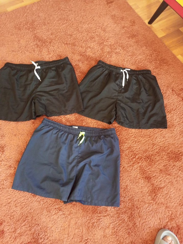 Erkek Koyu Gri Mini Şort - Görsel 3