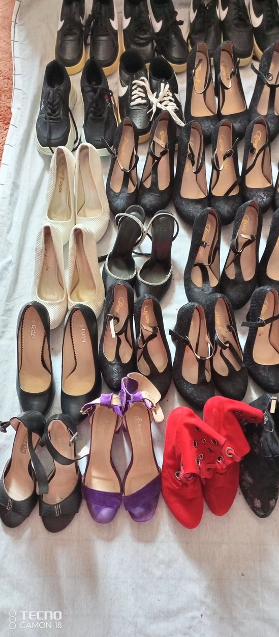 Kemerli Çok Renkli Gotik Yüksek Topuklu Kadın Ayakkabı - Görsel 4