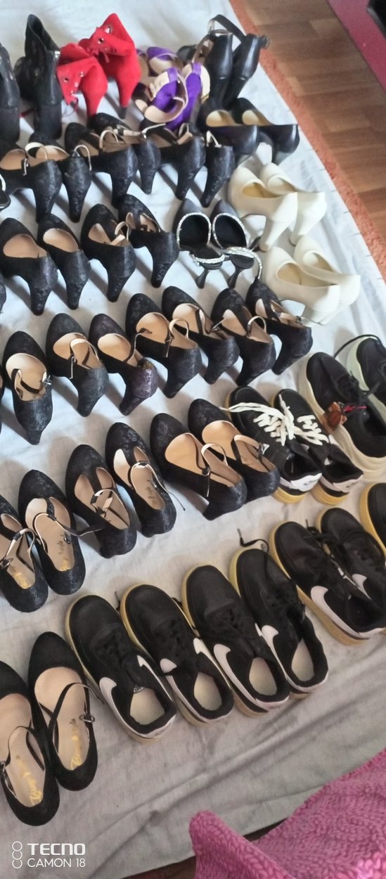 Kemerli Çok Renkli Gotik Yüksek Topuklu Kadın Ayakkabı - Görsel 5