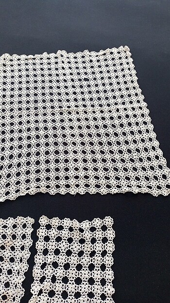 Dantel el işçiliği örtü - Görsel 2