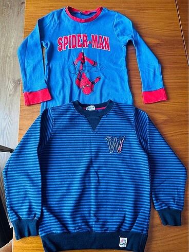5-6 yaş sweatshirt tertemiz