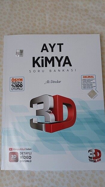 Ayt kimya 3d soru bankası 