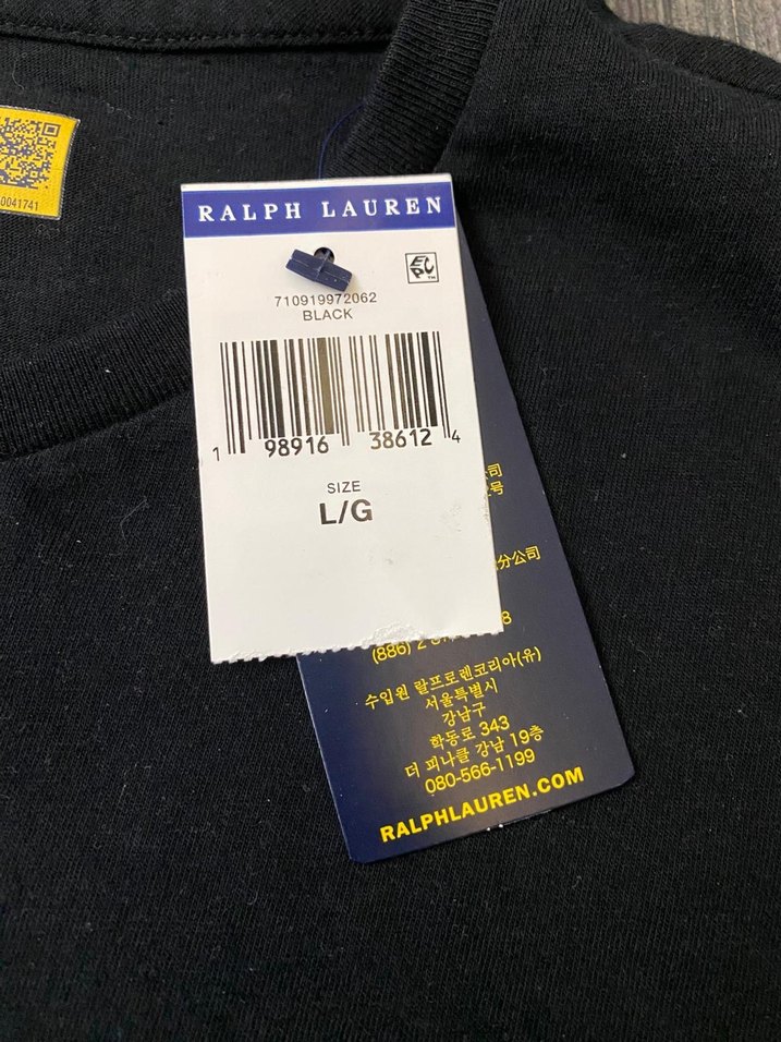 Polo Ralph Lauren Siyah Baskılı Erkek Tişört - Görsel 3