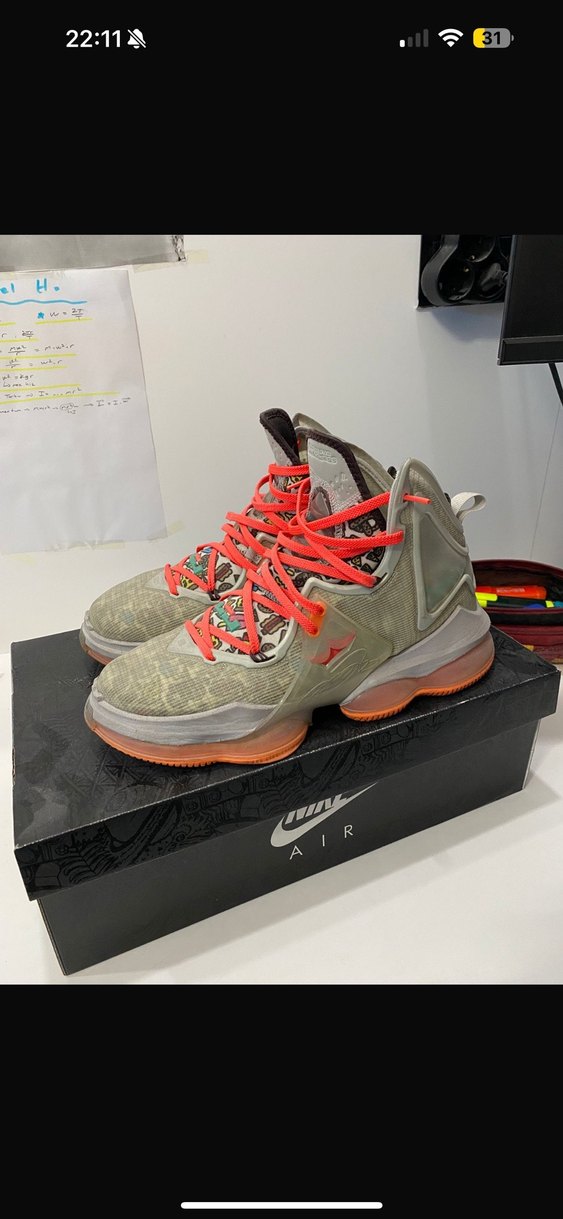 Gri Baskılı Bağcıklı Basketbol Ayakkabısı - Görsel 3