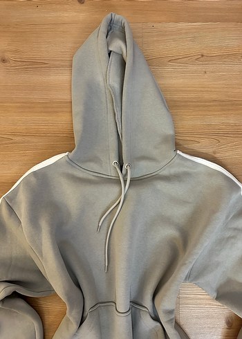 Gri Kapüşonlu eşofman takımı - Görsel 2