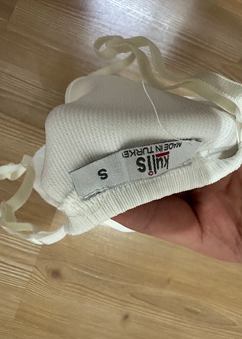 Beyaz Bantlı Mini Büstiyer - Görsel 3