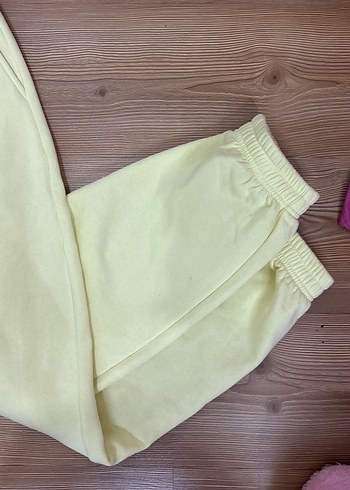 Sarı Kadın Rahat Kesim Eşofman Altı - Görsel 3