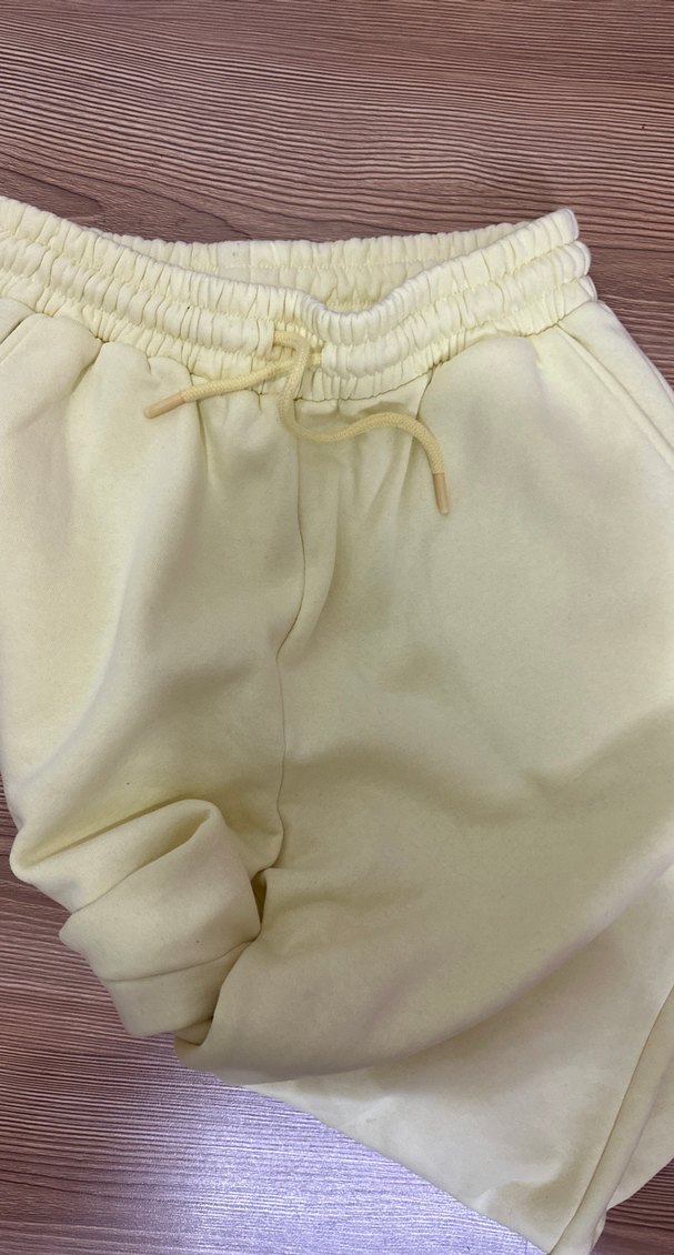 Sarı Kadın Rahat Kesim Eşofman Altı - Görsel 4