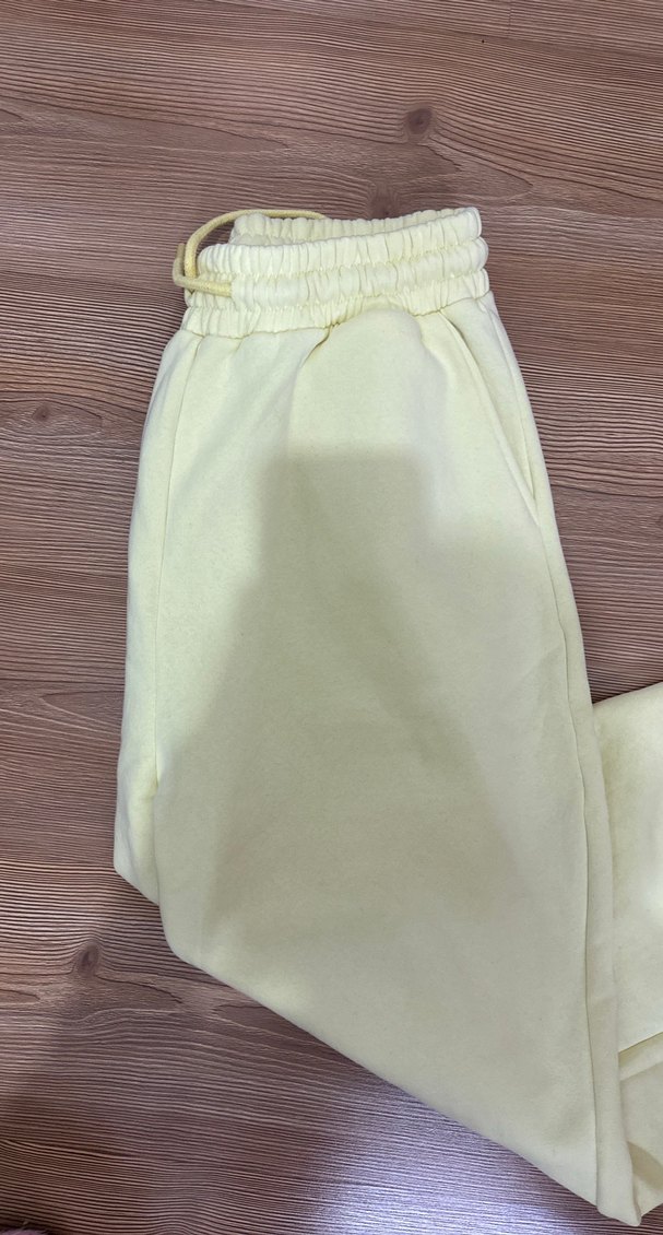 Sarı Kadın Rahat Kesim Eşofman Altı - Görsel 2