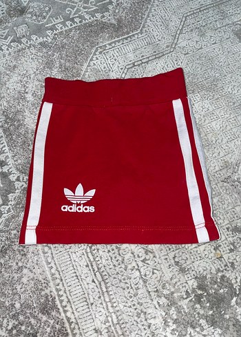 Kırmızı Adidas Mini Etek