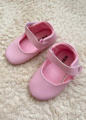 Kız Çocuk Pembe Basic Babet Ayakkabı - Görsel 2