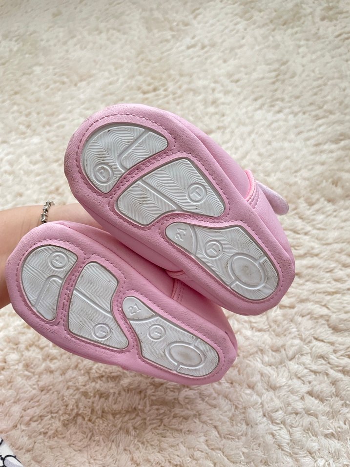 Kız Çocuk Pembe Basic Babet Ayakkabı - Görsel 4