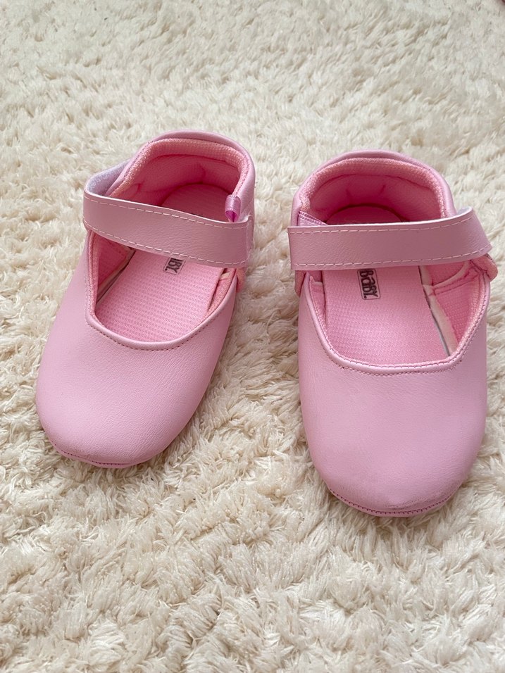 Kız Çocuk Pembe Basic Babet Ayakkabı - Görsel 3