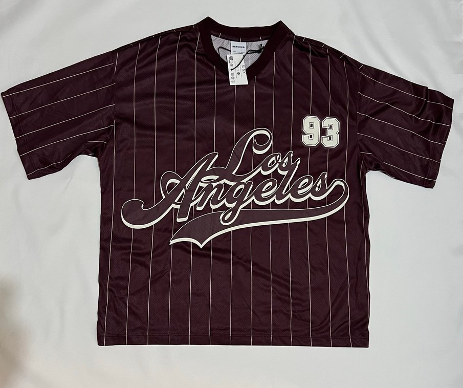 Bershka Kadın Oversize Forma -Tişört - Görsel 5