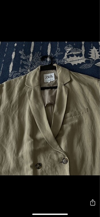 s Beden haki Renk Zara blazer ceket