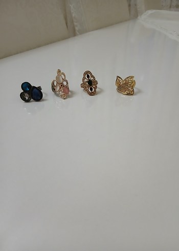 Bohem Çok Renkli Boncuklu Vintage Kadın Yüzük - Görsel 2