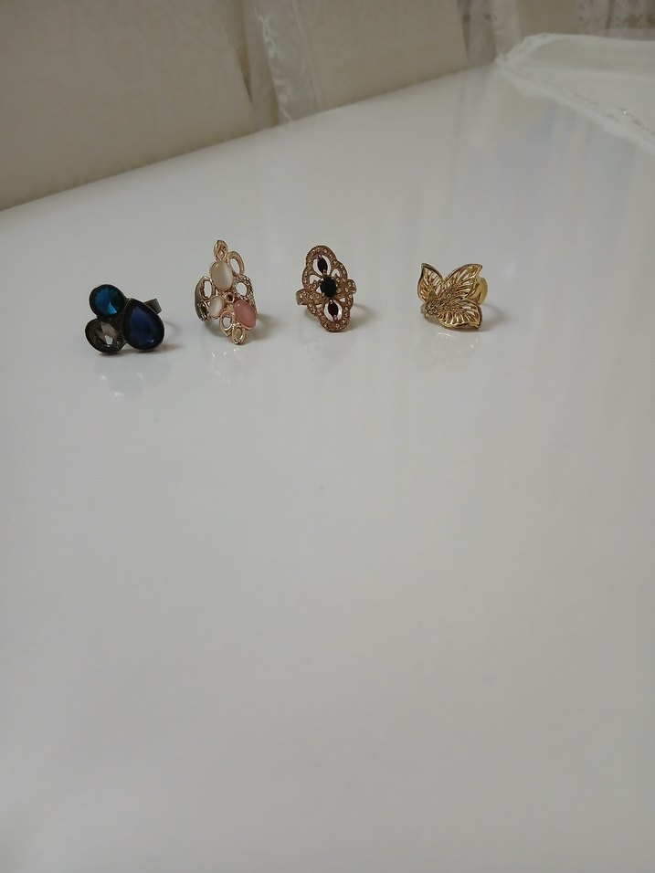 Bohem Çok Renkli Boncuklu Vintage Kadın Yüzük - Görsel 2