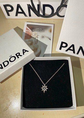  Beden Pandora kuzey yıldızı kolye