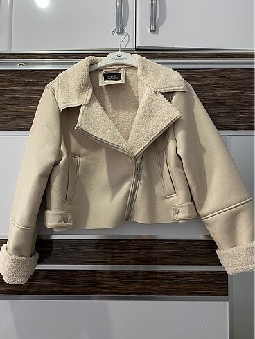 İÇİ KÜRKLÜ DERİ BİKER CEKET - Görsel 2