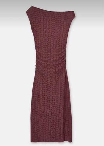 s Beden bordo Renk Pull and Bear Bordo Drapeli Uzun Bohem Elbise